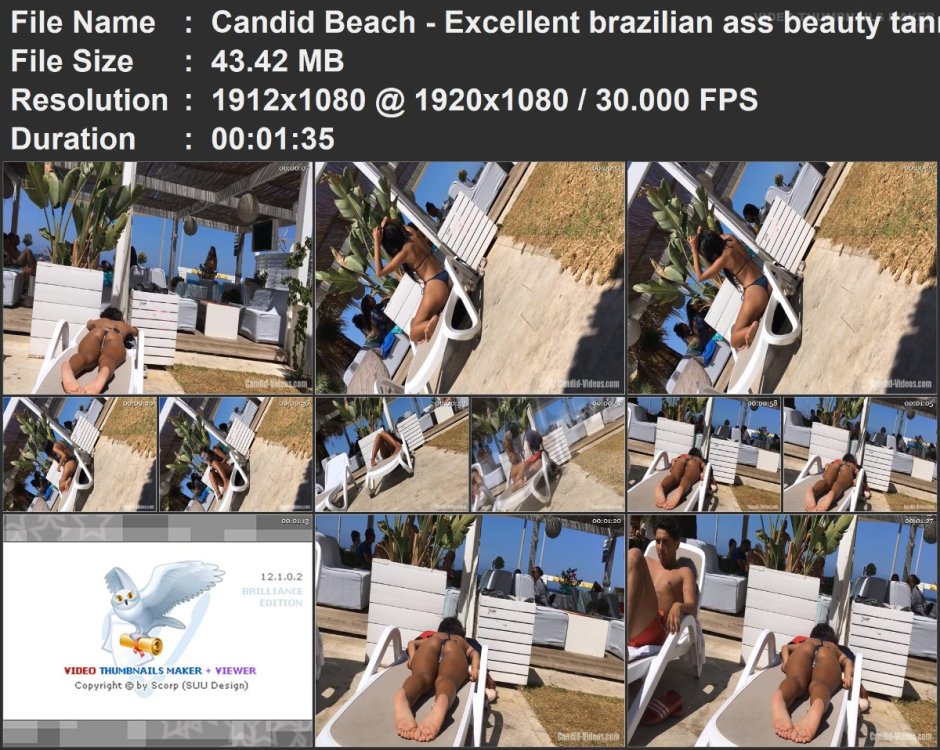 Candid Beach - Excellent brazilian ass beauty tanning in tho.mp4.jpg