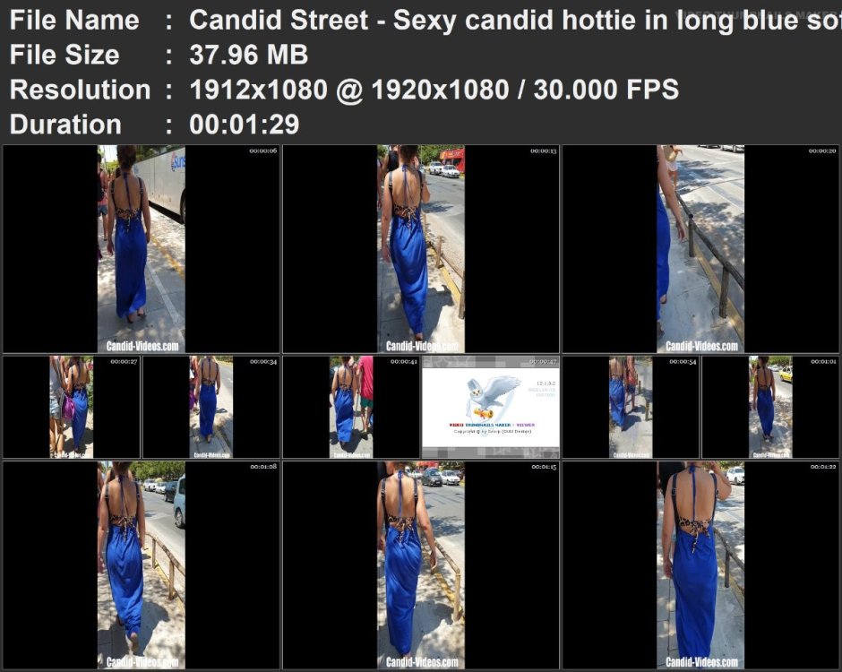 Candid Street - Sexy candid hottie in long blue soft dress i.mp4.jpg