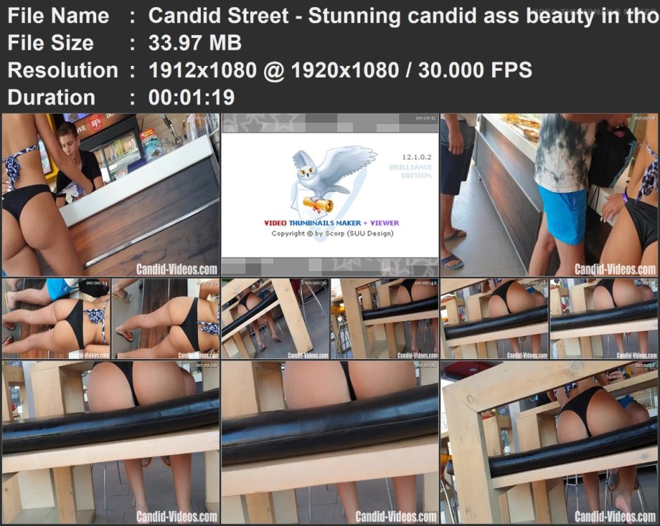 Candid Street - Stunning candid ass beauty in thong bikini e.mp4.jpg