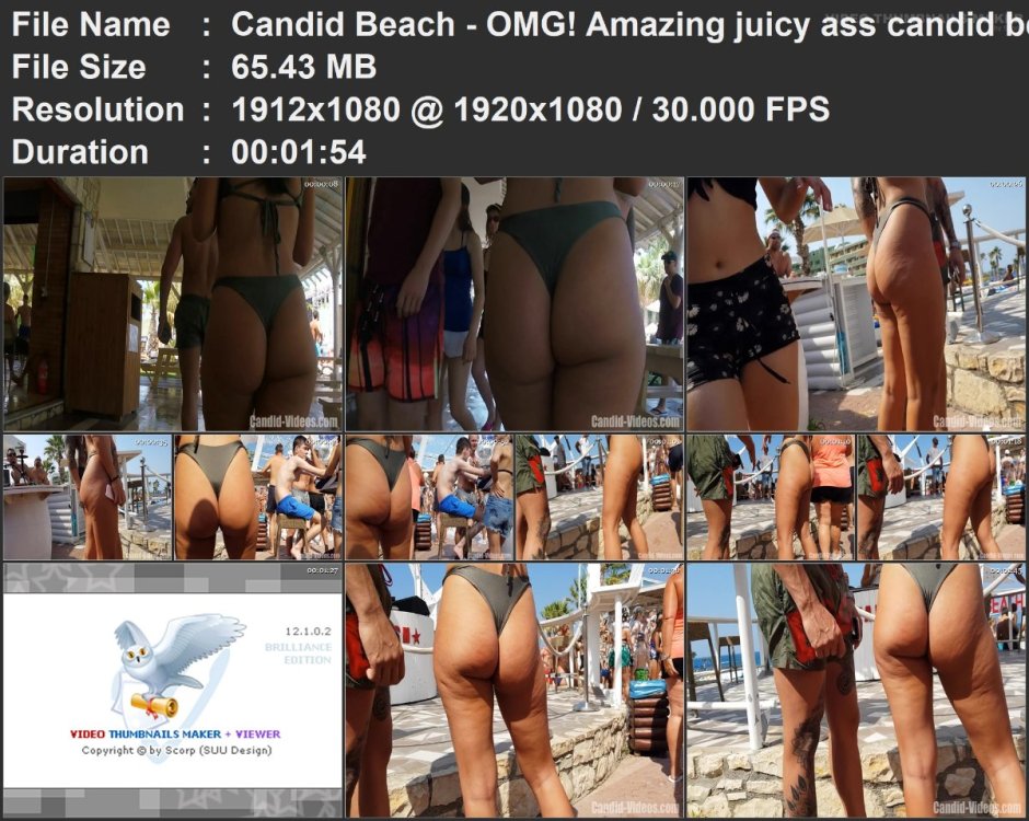 Candid Beach - OMG! Amazing juicy ass candid beauty in sexy .mp4.jpg