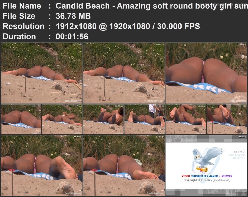 Candid Beach - Amazing soft round booty girl sunbathing in p.mp4.jpg
