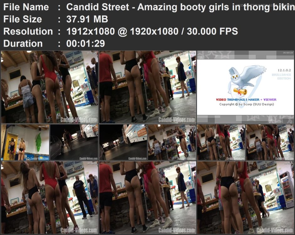 Candid Street - Amazing booty girls in thong bikinis buying .mp4.jpg