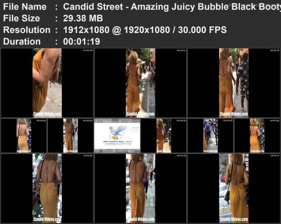 Candid Street - Amazing Juicy Bubble Black Booty Beauty in s.mp4.jpg