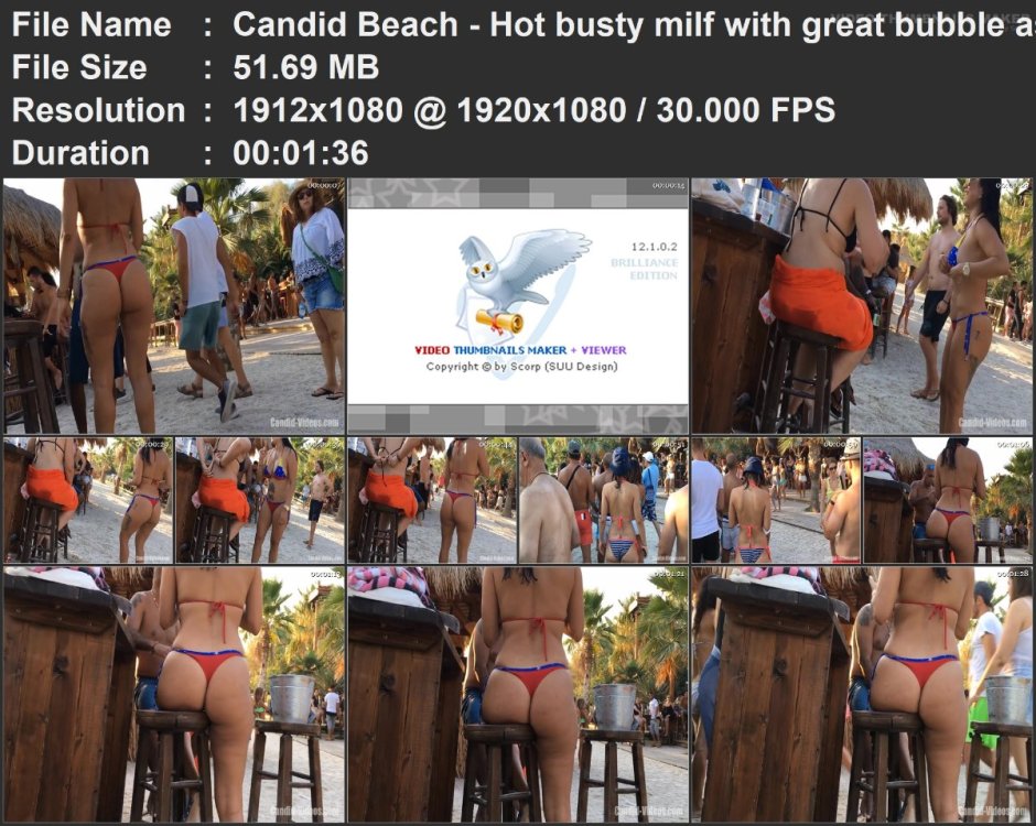 Candid Beach - Hot busty milf with great bubble ass having f.mp4.jpg