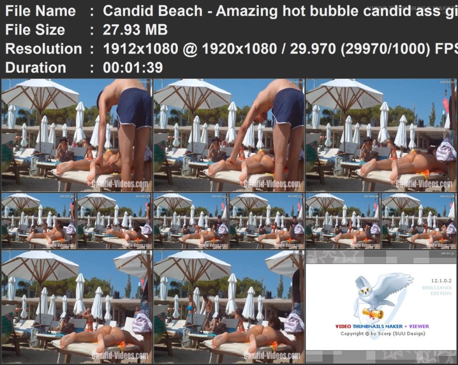 Candid Beach - Amazing hot bubble candid ass girl sunbathing.mp4.jpg