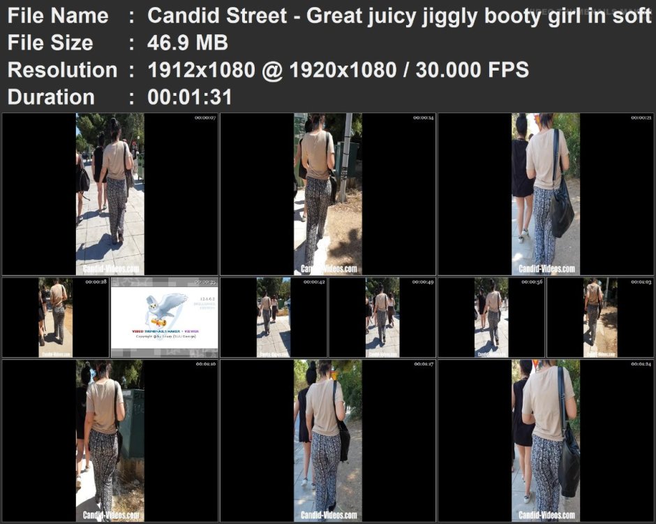 Candid Street - Great juicy jiggly booty girl in soft loose .mp4.jpg