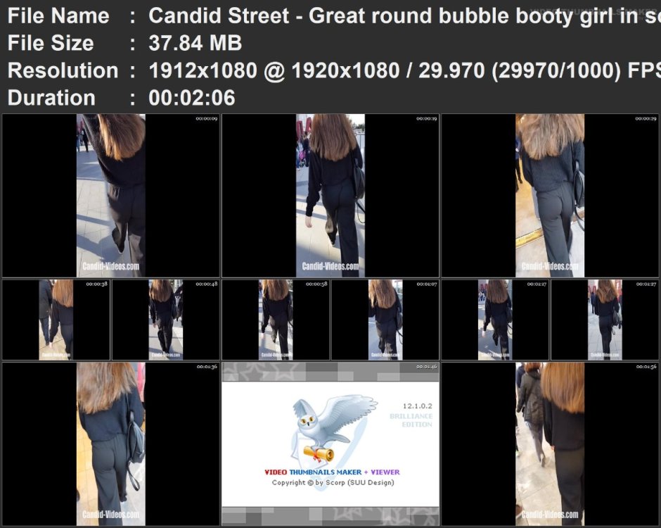 Candid Street - Great round bubble booty girl in soft black .mp4.jpg