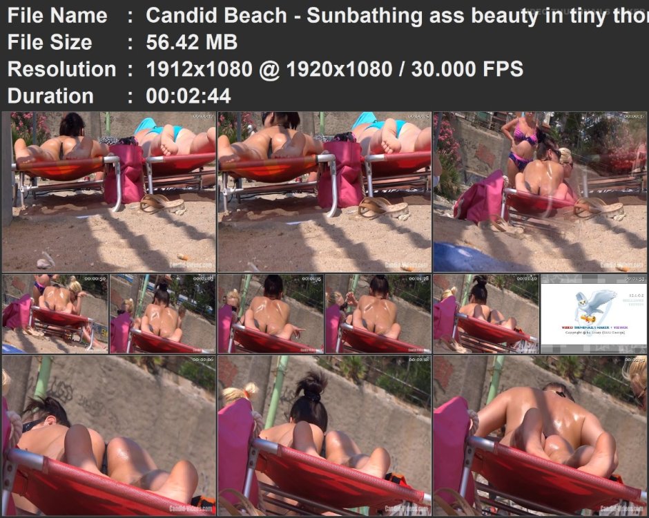 Candid Beach - Sunbathing ass beauty in tiny thong bikini in.mp4.jpg