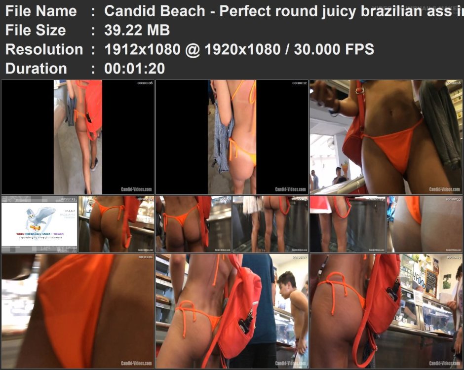 Candid Beach - Perfect round juicy brazilian ass in tiny tho.mp4.jpg