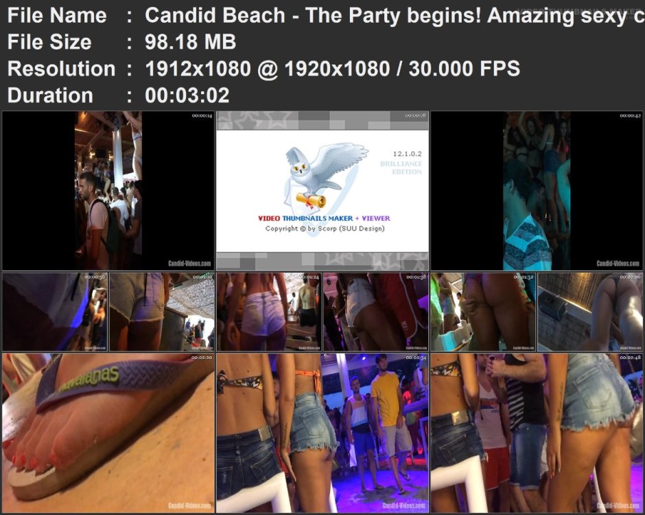 Candid Beach - The Party begins! Amazing sexy candid girls c.mp4.jpg
