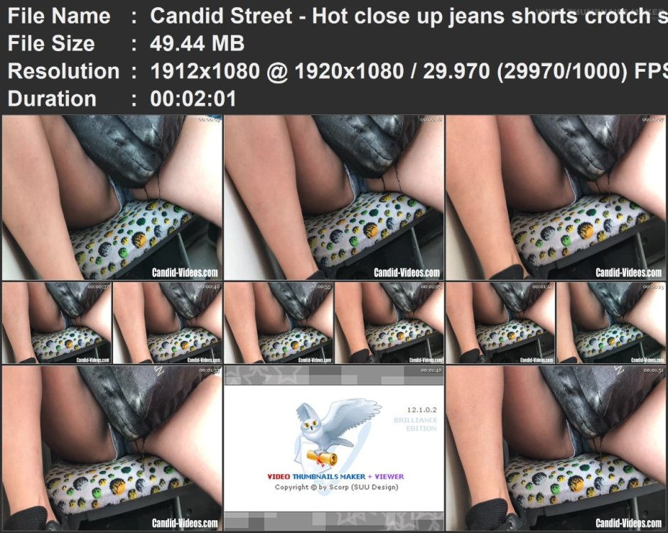 Candid Street - Hot close up jeans shorts crotch shot in pub.mp4.jpg