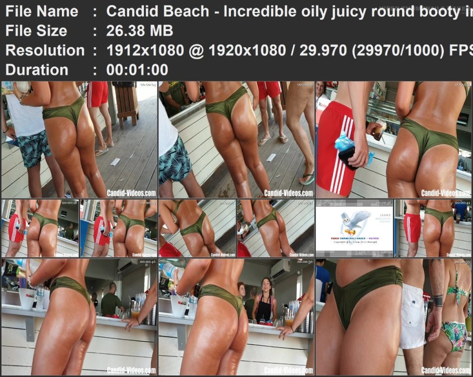 Candid Beach - Incredible oily juicy round booty in green th.mp4.jpg
