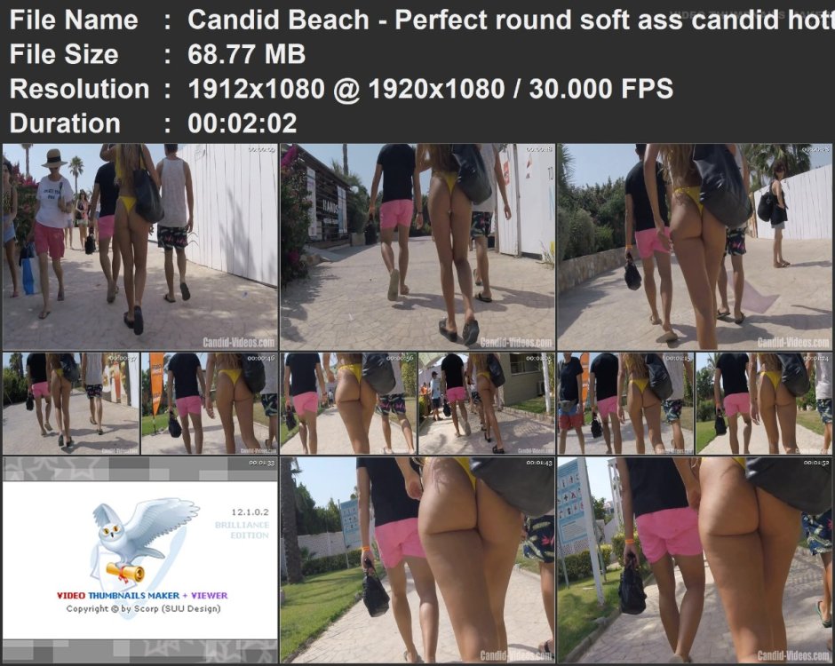Candid Beach - Perfect round soft ass candid hottie walking .mp4.jpg