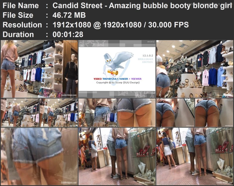 Candid Street - Amazing bubble booty blonde girl in very sho.mp4.jpg