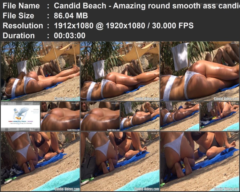 Candid Beach - Amazing round smooth ass candid girl sunbathi.mp4.jpg