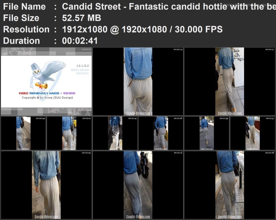 Candid Street - Fantastic candid hottie with the best round .mp4.jpg
