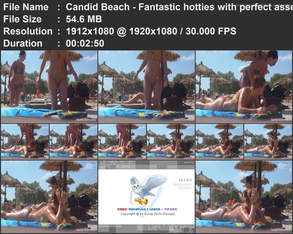Candid Beach - Fantastic hotties with perfect asses in tiny .mp4.jpg