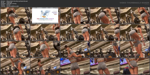 FItness Chick in Tiny Shorts and Sports Bra.mp4.jpg